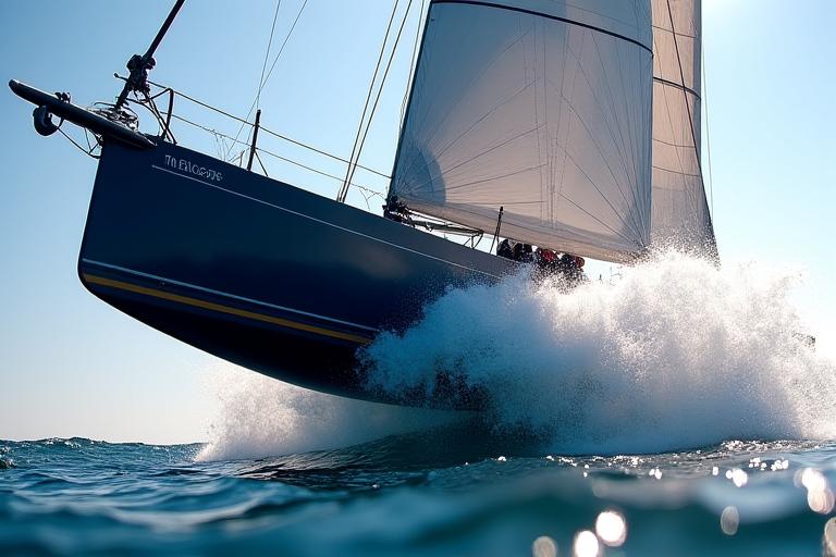 The Racer - High-Performance Sailboat>
              <div class=